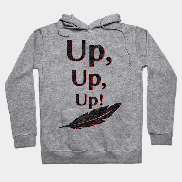 Up, Up, Up! (Feather) Hoodie by MagicalMouseDesign